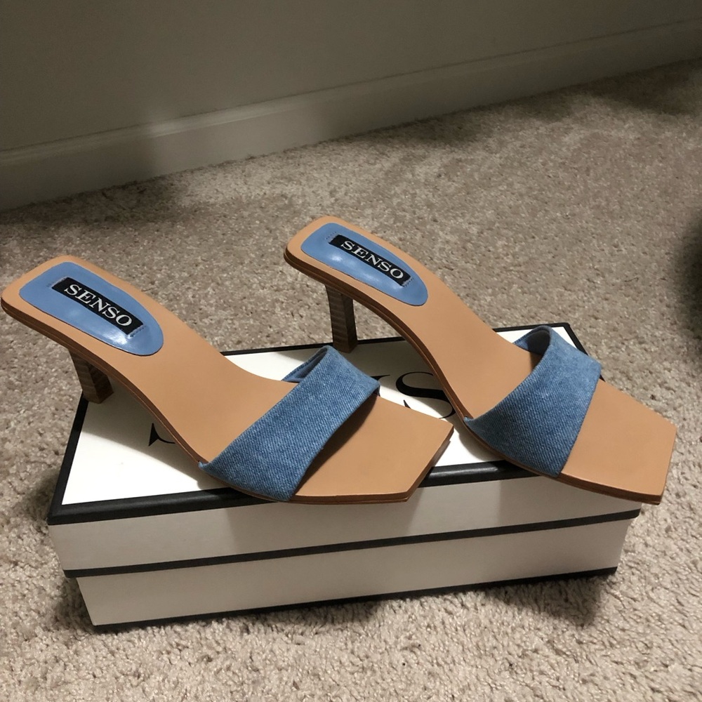 Senso denim sandals size 38 - Picture 2 of 9